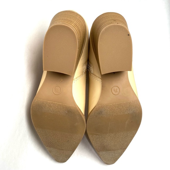 Universal Thread Women's Cream Kay Western Style Zip Boot/Bootie Size 7.5 NWT - Picture 9 of 12